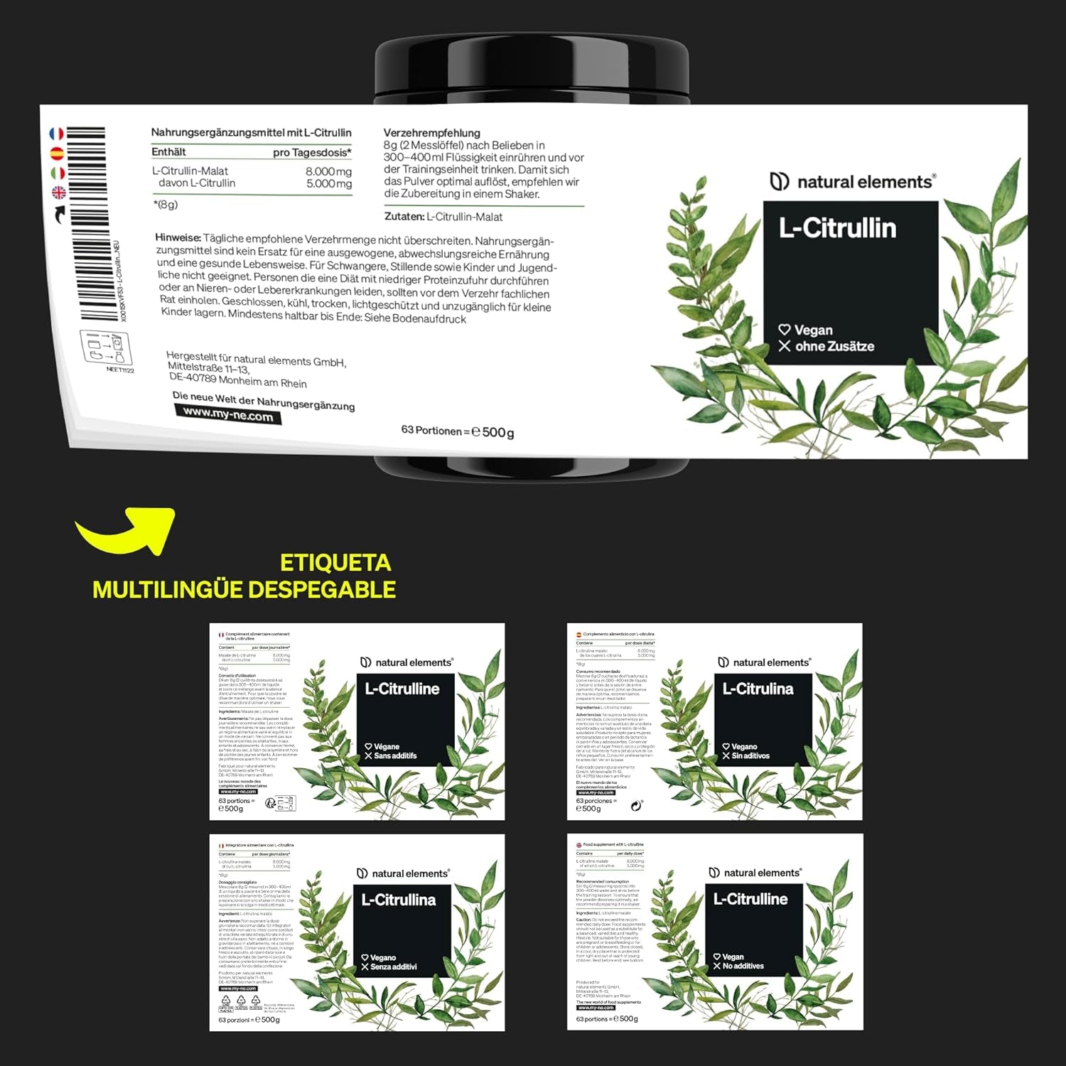 BioVital - L-Citrulline powdered 500G